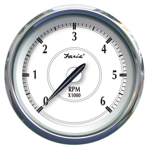 Faria Newport SS 4" Tachometer f/Gas Inboard/Outboard - 0 to 6000 RPM Faria Beede Instruments
