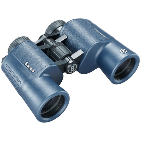 Bushnell 12x42mm H2O Binocular - Dark Blue Porro WP/FP Twist Up Eyecups Bushnell