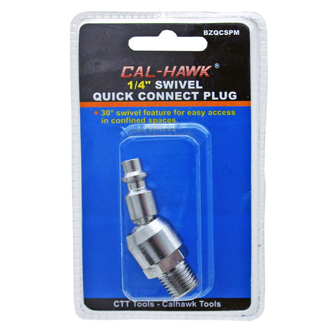 1/4" Swivel Quick Connect Plug DST