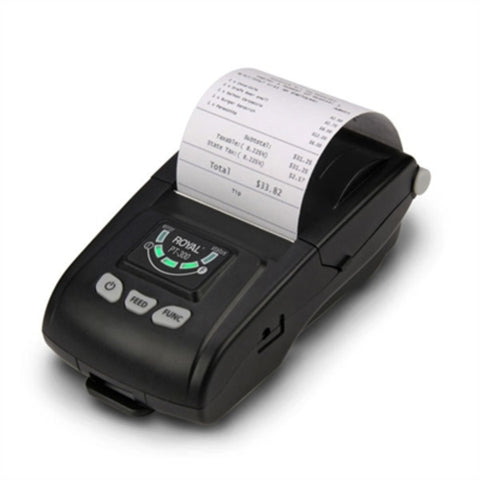 Royal PT-300 Direct Thermal Printer - Monochrome - Handheld - Receipt Print - USB - Bluetooth - Battery Included Royal Consumer