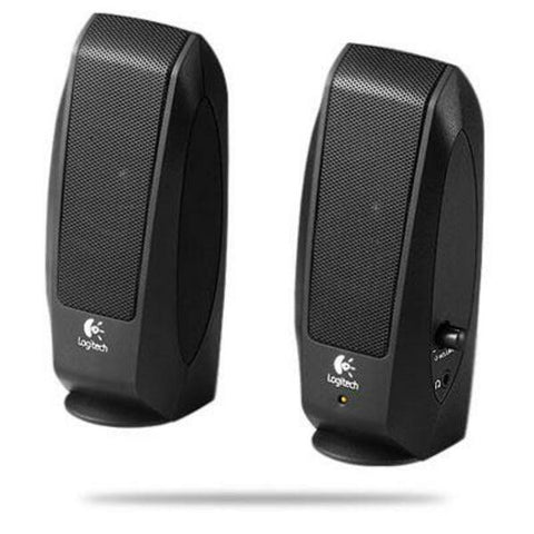 Logitech S-120 2.0 Speaker System - 2.30 W RMS - Black Logitech Core