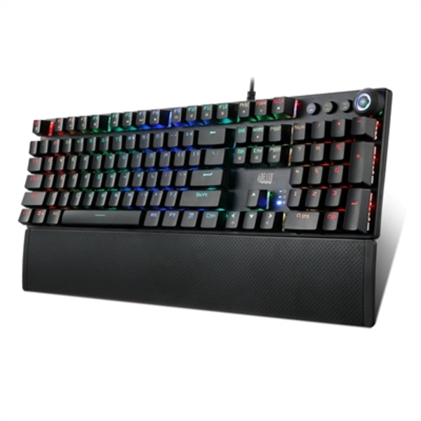 Adesso RGB Programmable Mechanical Gaming Keyboard with Detachable Magnetic Palmrest Adesso Inc.