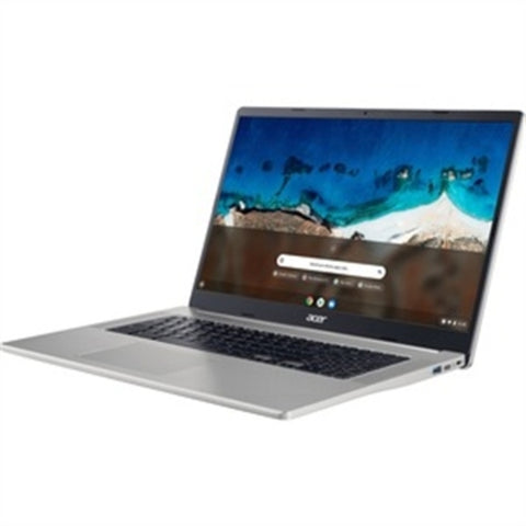 Acer Chromebook 317 17.3" Chromebook - 1920 x 1080 - N5100 Quad-core 1.10 GHz; 4 GB - 32 GB - Sparkly Silver Acer America Corp.