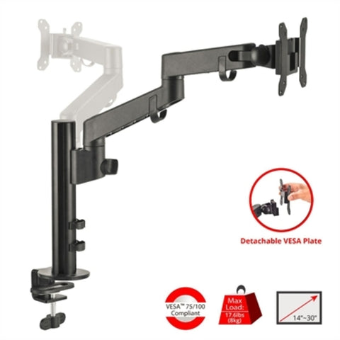 SIIG Single Pole Arm Multi-Angle Replaceable Articulating Monitor Desk Mount - 14" to 30" Siig