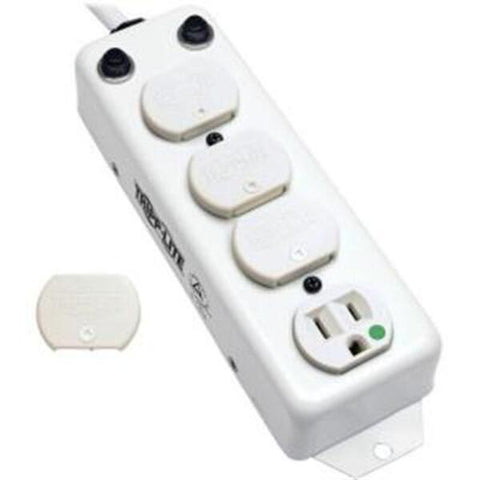Tripp Lite Safe-IT Power Strip Medical Hospital Grade Antimicrobial UL1363A 4 Outlet 15A 7ft Cord Tripp Lite