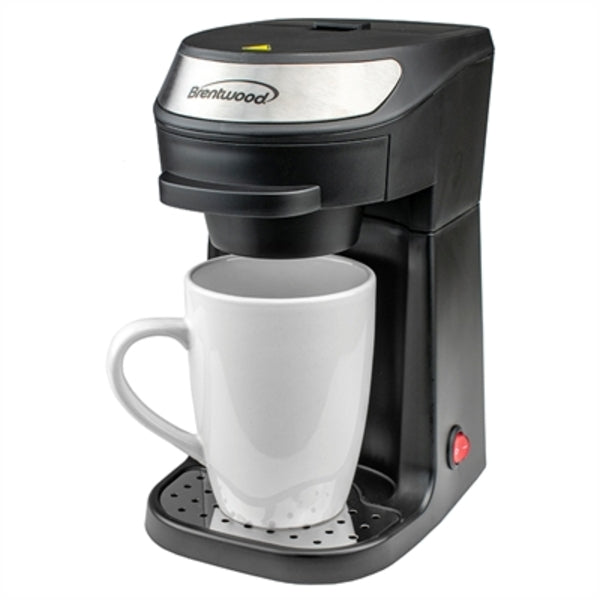 Brentwood TS-111BK Single Serve Coffee Maker with Mug, Black Brentwood
