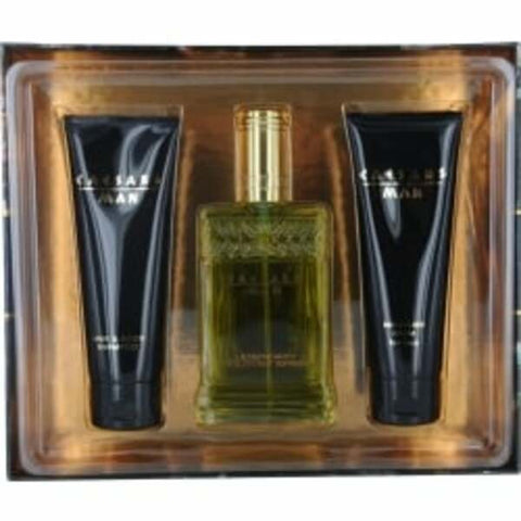 Caesars By Caesar's World Cologne Spray 4 Oz & Hair And Body Wash 3.3 Oz & Aftershave Balm 3.3 Oz For Men Caesar's World