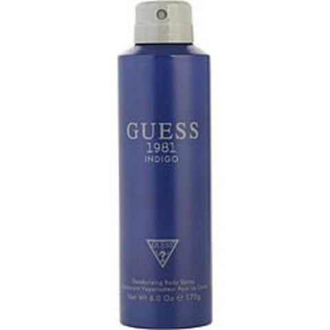 Guess 1981 Indigo By Guess Deodorant Body Spray 6 Oz For Men Guess