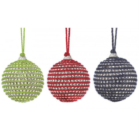 Christmas Ornament Set - Jute and Jewels Christmas Collection