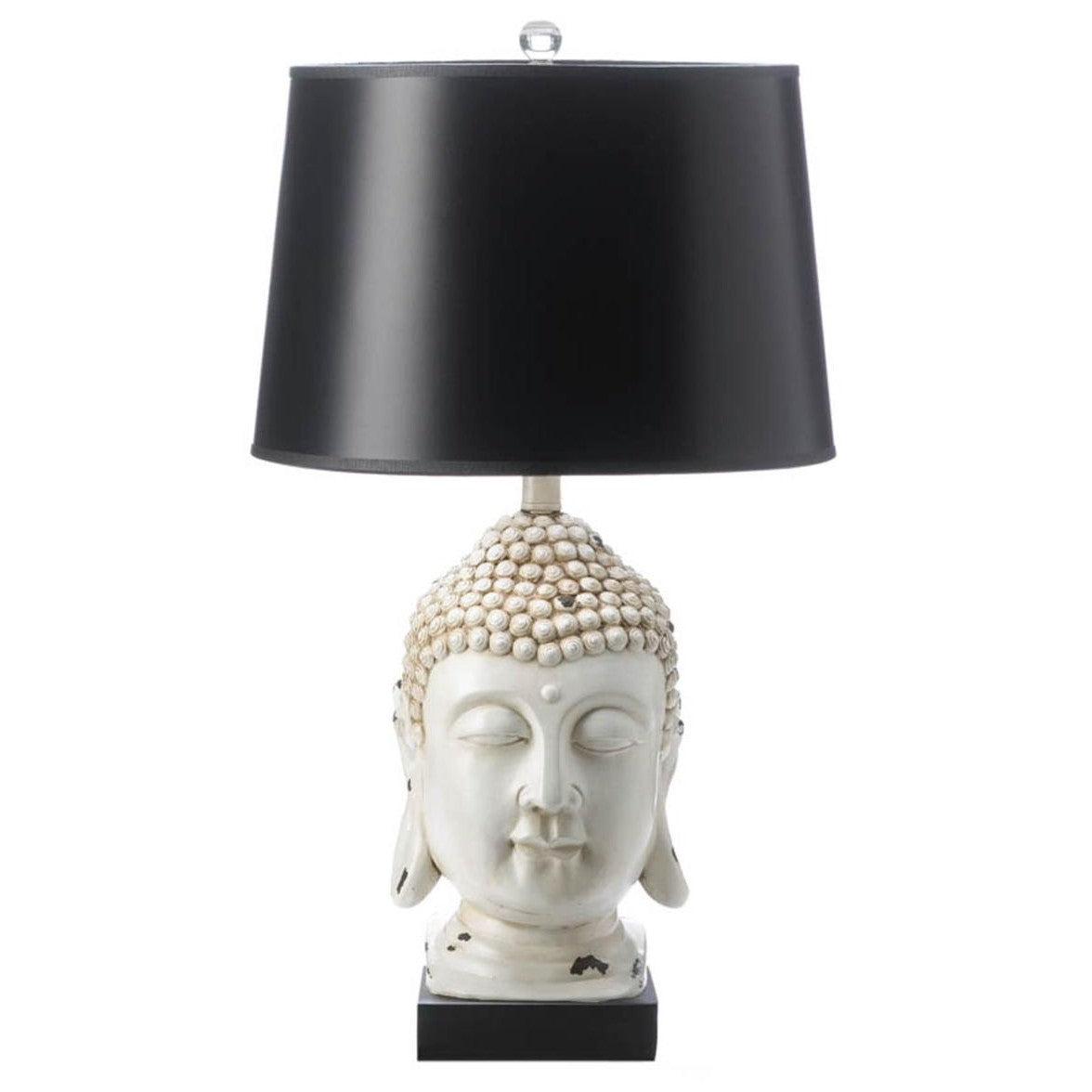 Black & White Buddha Table Lamp Nikki Chu
