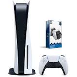 Sony PlayStation 5 Gaming Console - Ryzen Zen 2 - AMD Radeon RDNA - 825 GB - Disc Edition - White Earth Head