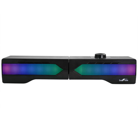 beFree Sound Gaming Dual Soundbar with RGB LED Lights Befree Sound