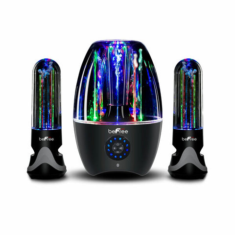 beFree Sound 2.1 Channel Bluetooth Multimedia LED Dancing Water Sound System Befree Sound