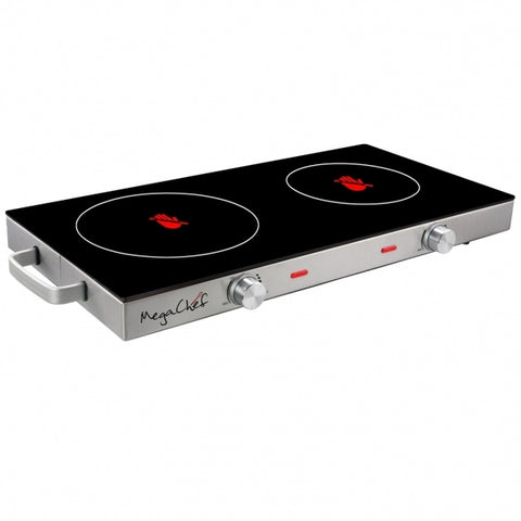MegaChef Ceramic Infrared Double Electical Cooktop Megachef