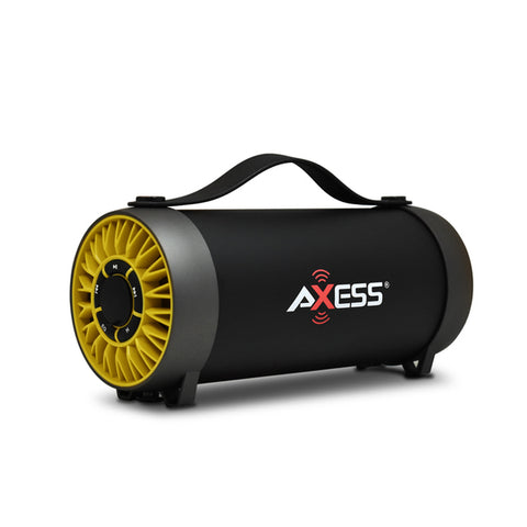 Axess Bluetooth Media Speaker with Equalizer in Yellow Axess
