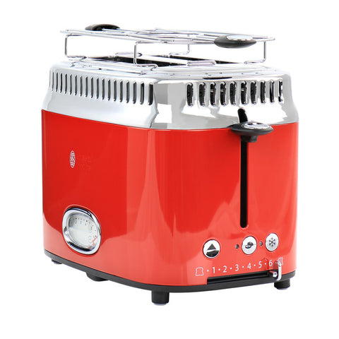 Russell Hobbs Retro Style 2 Slice Toaster in Red Russell Hobbs