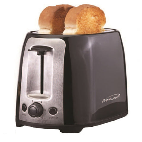 Brentwood  2 Slice Cool Touch Toaster ; Black and Stainless Steel Brentwood