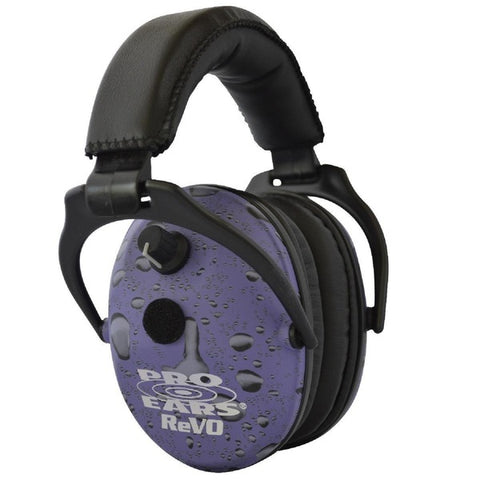 Pro Ears ReVO Electronic Ear Muffs - NRR 25 Purple Rain Pro Ears