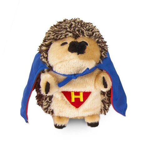 ZOOBILEE Super Hero Heggies Plush Dog Toy Multi-Color One Size Zoobilee