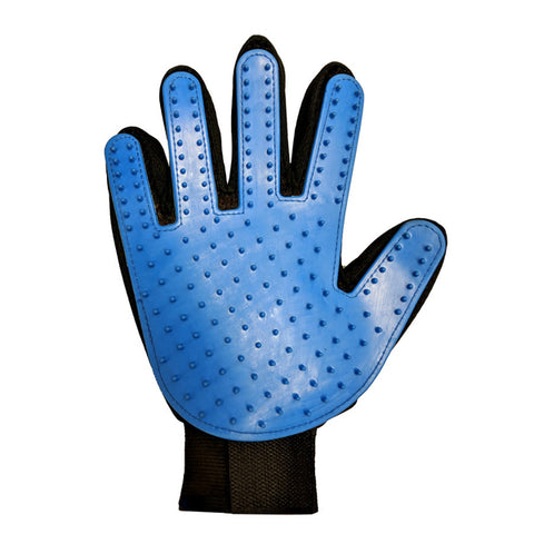 Spot Dog Grooming Glove Blue, Black 9 in Ethical Pet