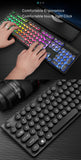 ninja dragons usb wired light up gaming keyboard and mouse set Black