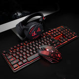 dragon vx7 waterproof gaming keyboard set with gaming headset and 3200 dpi gaming mouse Midnight Black