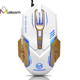 led gaming mouse with 3500 dpi Black