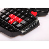 one hand single wired usb gaming mini keyboard Onetify