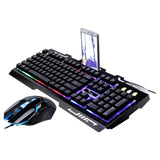 ninja dragons premium nx9 usb wired gaming keyboard and mouse set Black