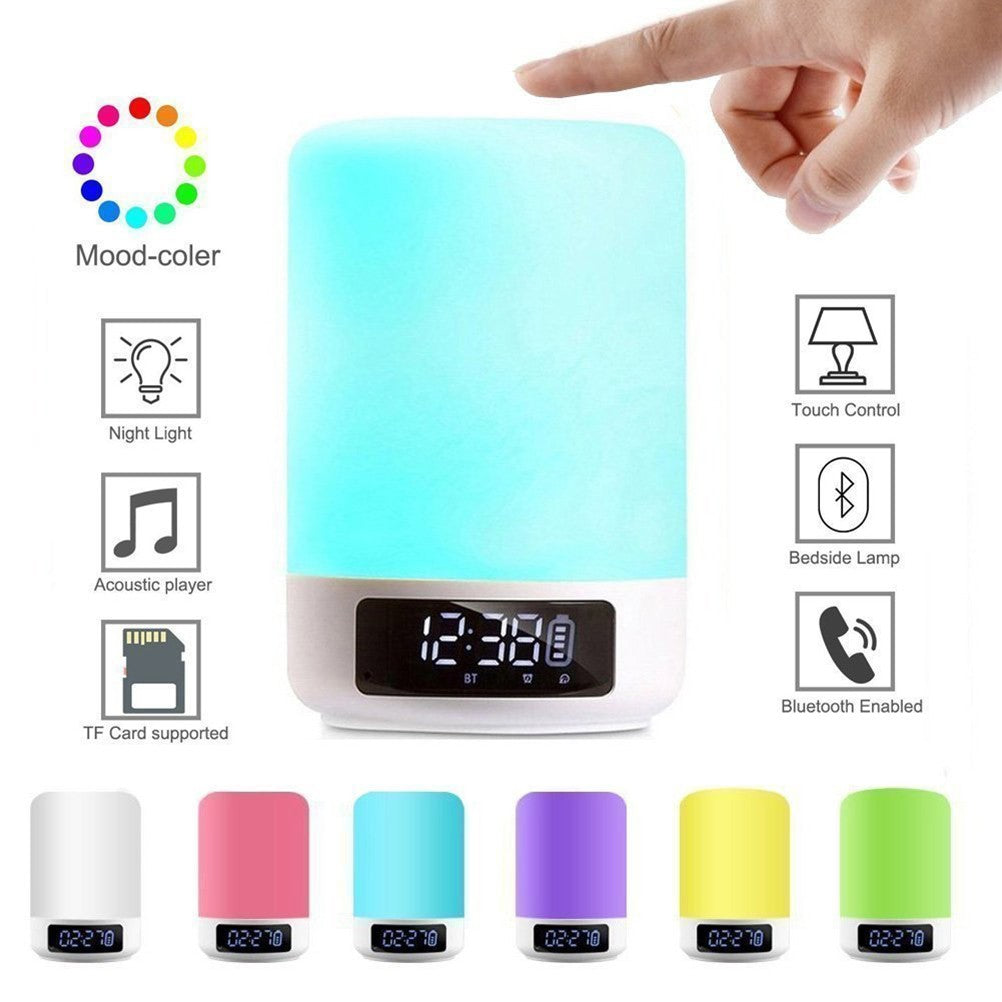 colorful led heavy bass wireless bluetooth speaker Onetify