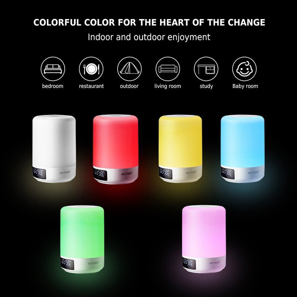 colorful led heavy bass wireless bluetooth speaker Onetify