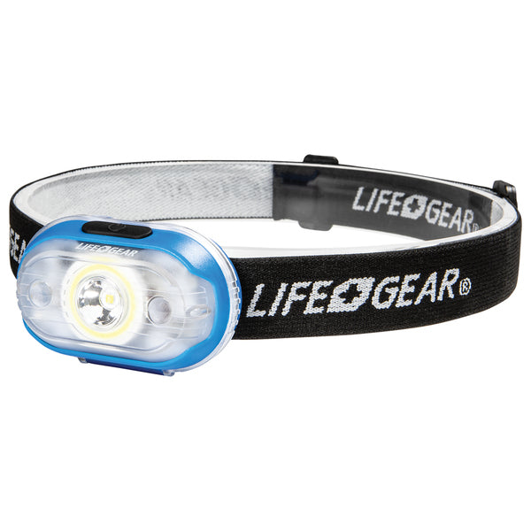 Life+Gear 41-3827 300-Lumen Glow Multifunction COB/LED Headlamp Life+gear
