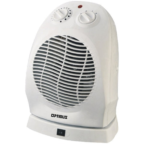 Optimus H-1382 Portable Oscillating Fan Heater with Thermostat Optimus