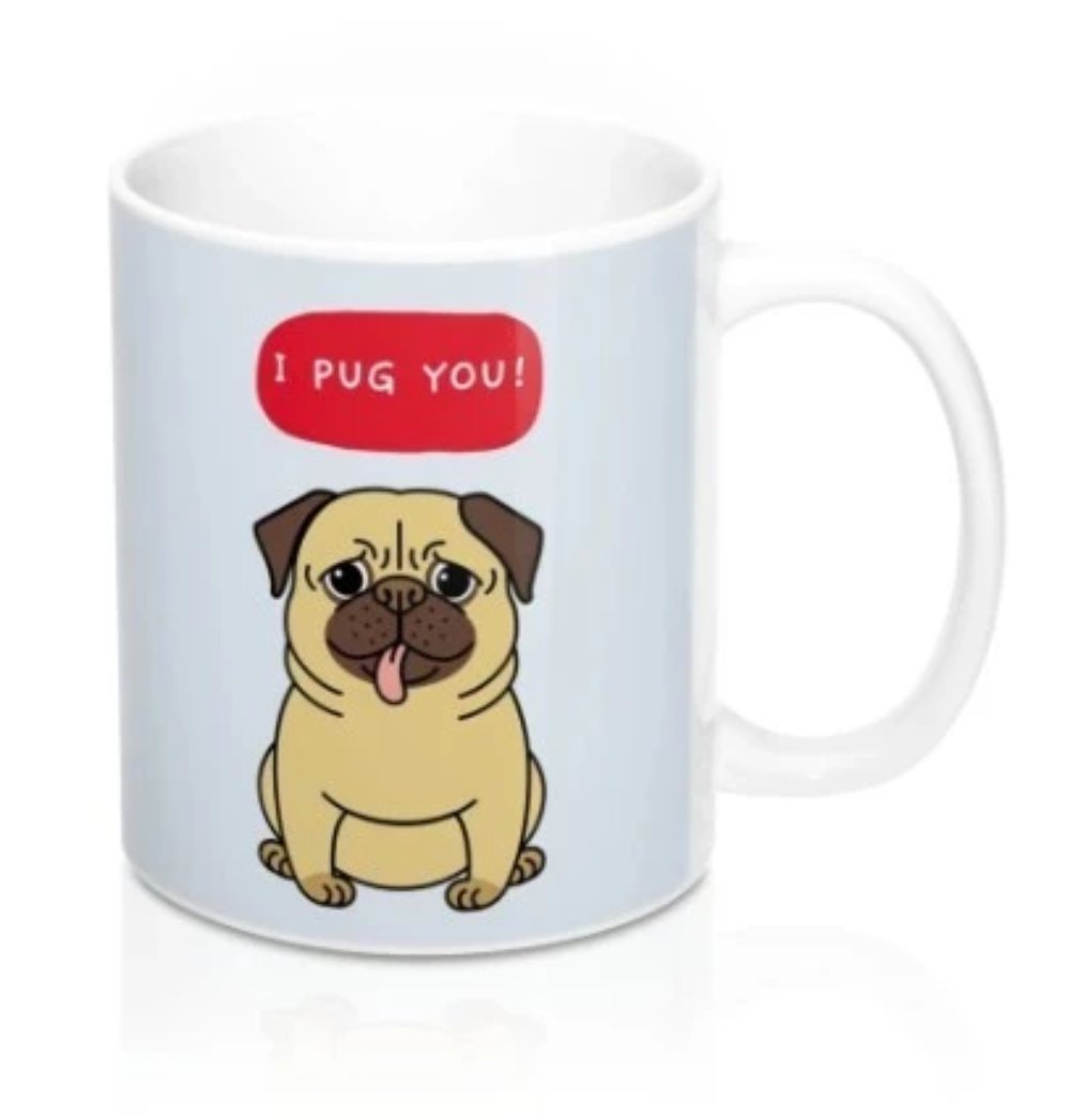 I PUG You Puppy Heat Sensitive Color Changing Mug Onetify