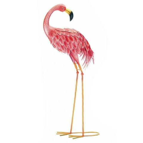 Bright Flamingo Yard Art - Looking Back Accent Plus