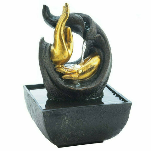 Golden Hands Tabletop Accent Fountain Accent Plus