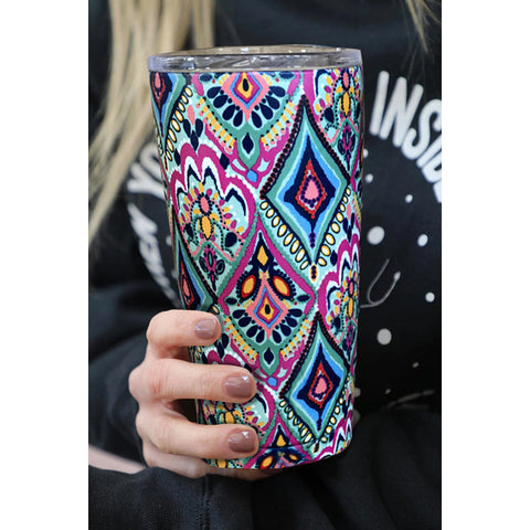 Insulated Tumbler with Lid Blushing Owl Co