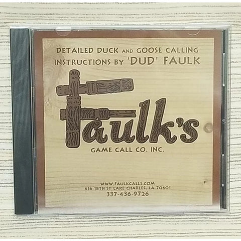 Faulk's Instructional CD Faulk's Game Call Co Inc
