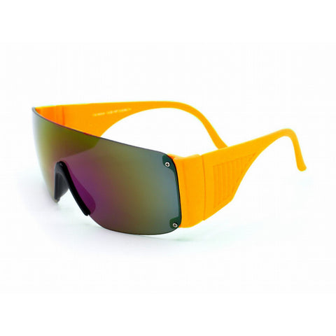"Aspen" 1980'S  Neon Shield Sunglasses Brillies