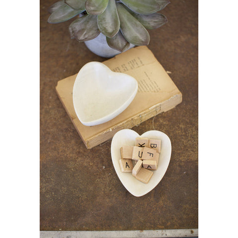 Hand-Carved Stone Heart Bowl Kalalou