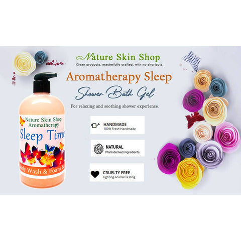 Aromatherapy Sleep Time Shower Bath Gel Nature Skin Shop