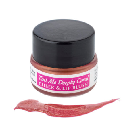 Cheek and Lip Blush - Tint Me Deeply Coral - 0.25oz Rosemira Organics