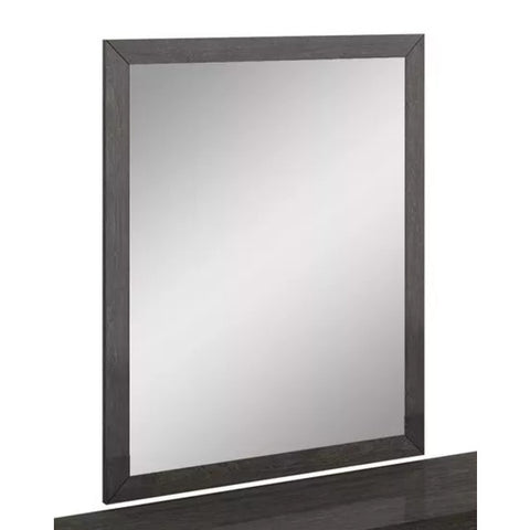 43" Refined Grey High Gloss Mirror Homeroots.co