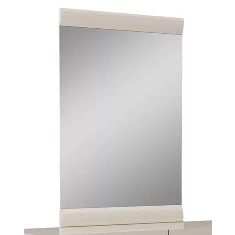 47" Refined Beige High Gloss Mirror Homeroots.co