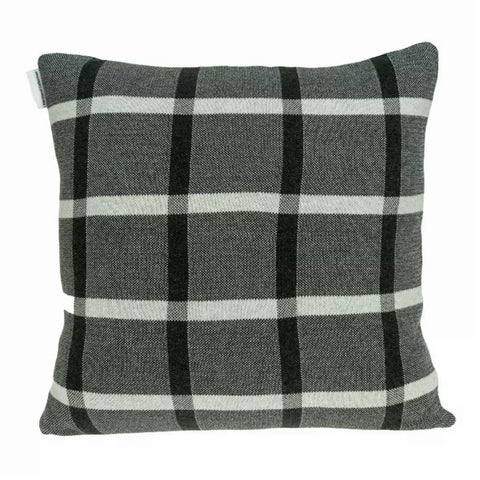 20" x 7" x 20" Transitional Gray Pillow Cover With Down Insert Homeroots.co