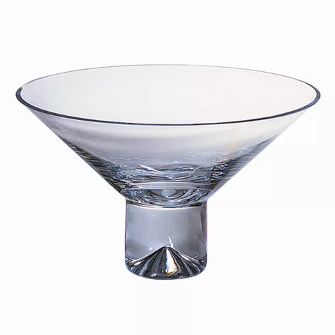 11" Mouth Blown Crystal Centerpiece or Fruit Bowl Homeroots.co