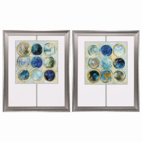 28" X 34" Silver Frame Alignment Set of 2 Homeroots.co
