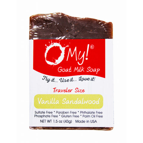 O My! Goat Milk Soap Bar - Made with Farm-Fresh Goat Milk - Moisturizes skin with Natural Alpha Hydroxy Acids in Goat Milk - Free of Parabens & More - Leaping Bunny Certified - Handcrafted US Omniio