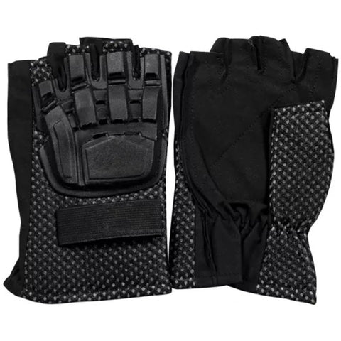Half Finger Tactical Engagement Glove - Black Small Fox Outdoor