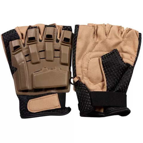 Half Finger Tactical Engagement Glove - Coyote Large Fox Outdoor